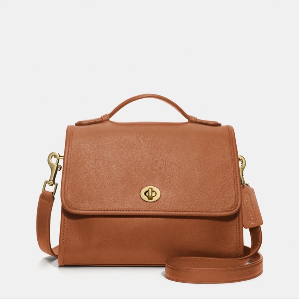 Vintage Tan Coach Bag
